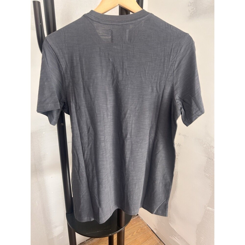 PACT Men's Organic Softspun Essential Pocket Crew Tee 2 Pack S Rust Carbon Slub - Picture 10 of 10